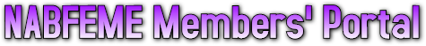 NABFEME Members' Portal NABFEME Members' Portal